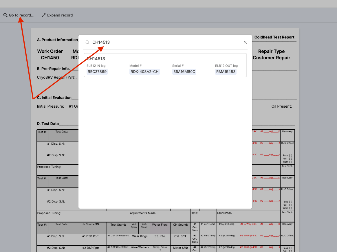 ch test paperwork image