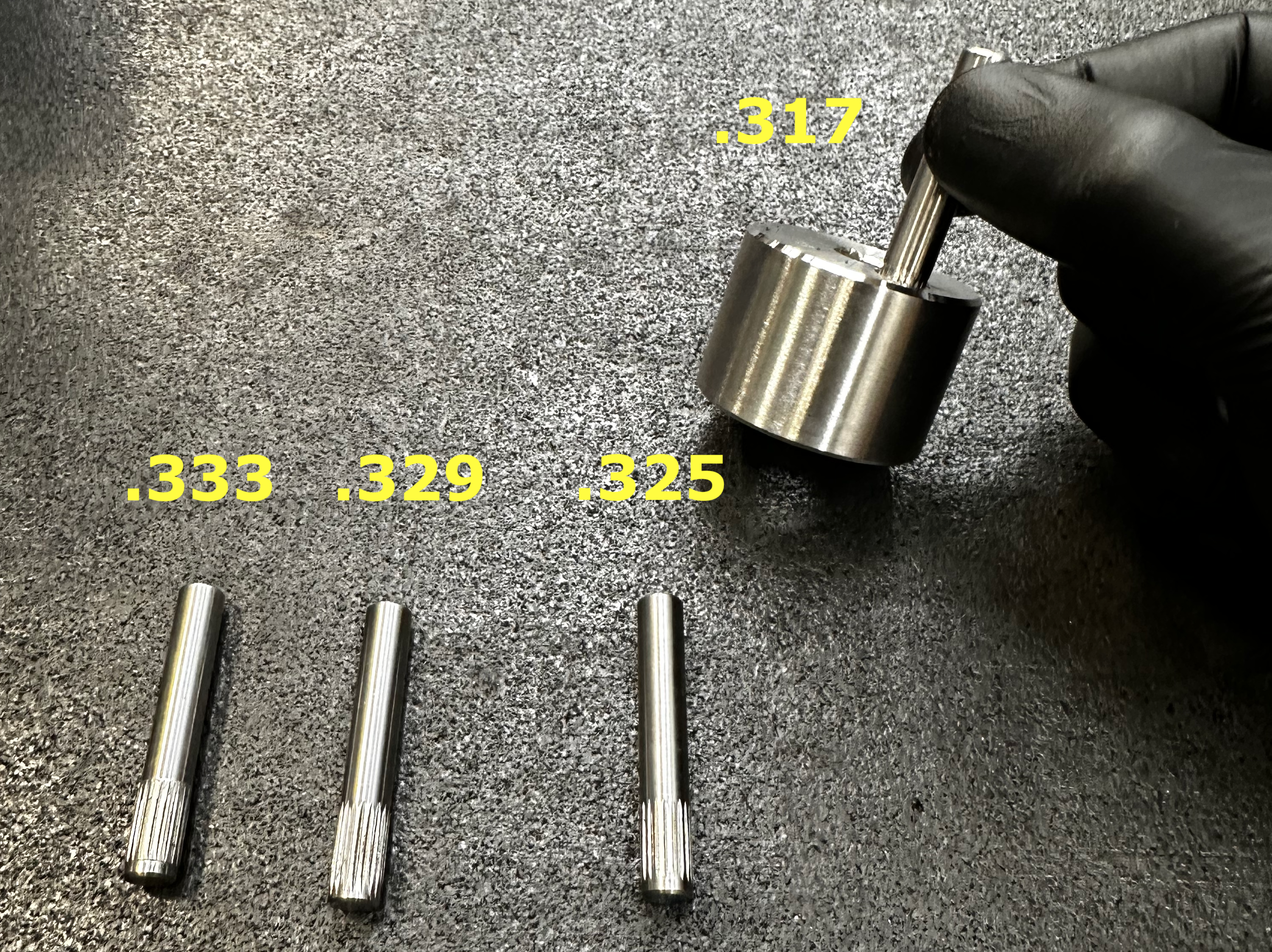 .317 pin test fitting