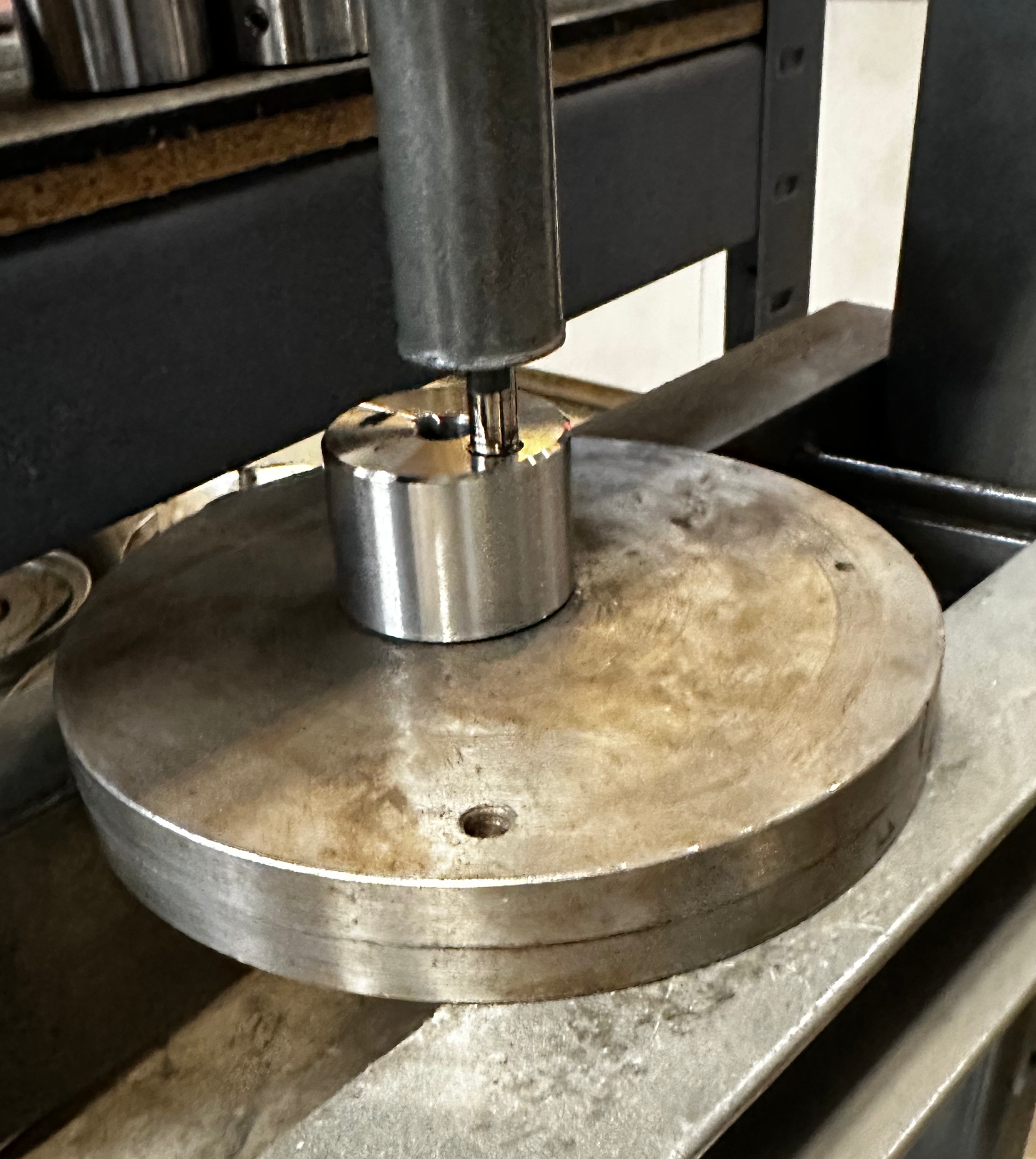 pressing out the pin