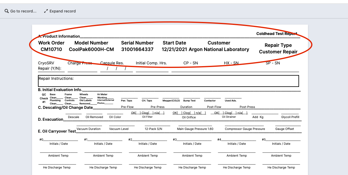 ch test paperwork image